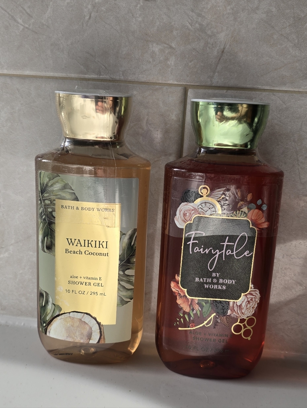 Bath & Body Works Waikiki Beach Coconut & Fairytale Shower Gels